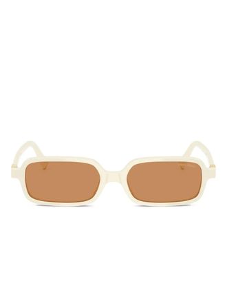 Miu Miu Eyewear rectangle-frame sunglasses - women - Acetate - 55 - White