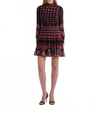 Saloni Isa Short Dress In Cordia Posey