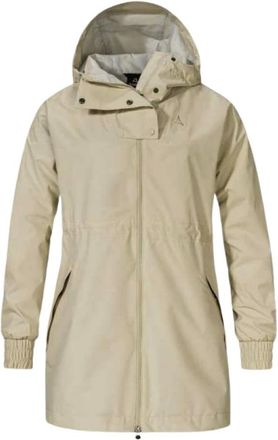 Sch&ouml;ffel Bohorok Parka - Dames - Mantels - Beige - Maat: XL Poliester