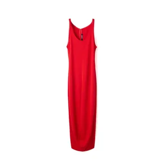 Jacquemus Dames, Jurken, Rood, Maat: M Viscose