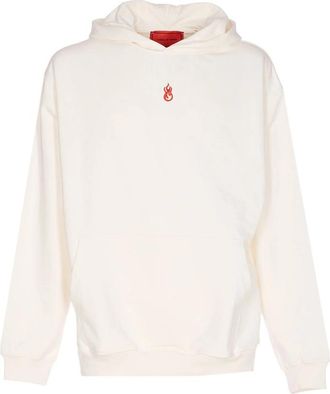 Vision Of Super Flame-embroidered Hoodie