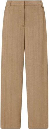 Liu Jo Straight Broeken - Dames - Straight fit broeken - Beige - S - Broeken