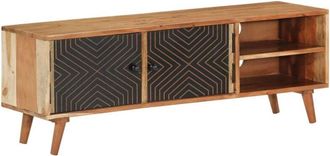 vidaXL Tv Cabinet 112x30x40 cm Solid Wood Acacia Vidaxl
