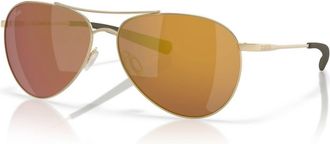 Costa Mens Piper Sunglasses In Brushed Gold Gold Mirror 580G