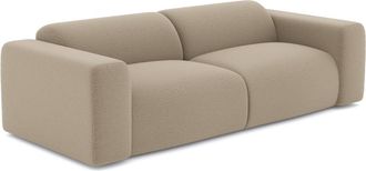 Sia Home Sof&aacute; cama 4 plazas tejido boucl&eacute; topo