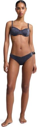 Onia Marilyn Underwire Bikini Top in Noir Navy at Nordstrom, Size X-Large