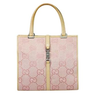 Gucci Pre-owned Handbags, female, Pink, Size: ONE SIZE Pre-owned Jackie 1961 tote