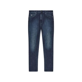 Emporio Armani Slim-fit Jeans, male, Blue, Size: W38 Slim-fit Jeans