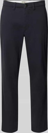 Jack & Jones Jack & Jones Straight Fit Chino mit Ges&auml;&szlig;taschen Modell Stollie in Marine, Gr&ouml;&szlig;e 28/32