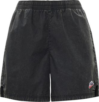 Nike Retro Washed Denim Casual Shorts Black DC1878-010