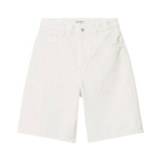 Carhartt Work in Progress Carhartt Wip, Casual Shorts, female, White, Size: XS Denim Shorts