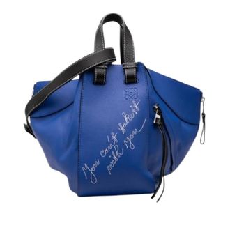 Loewe Pre-owned Hammock Tote Bag - Dames - Vintage Shopper - Blauw - ONE Size - Leer - Vintage