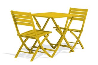 DCB Garden Citygarden - Marius - Conjunto De Comedor De Jard&iacute;n 2 Plazas De Aluminio - City Garden