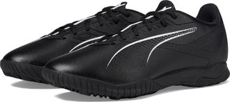 Puma Ultra 5 Play 107905-02 s Black White Low Top Turf Football Boots HTAT845