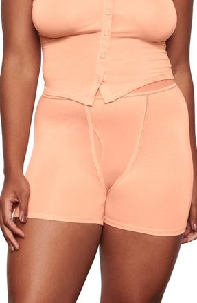 SKIMS Sleep Boxers in Peach at Nordstrom, Size 3 X