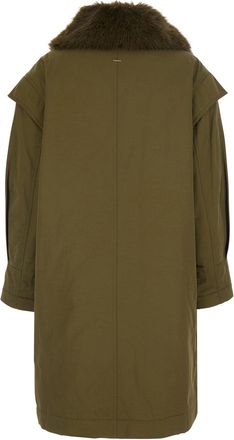 Twinset Womens Coat Tech Fabric, Beige