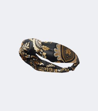 Etro Knotted jacquard headband