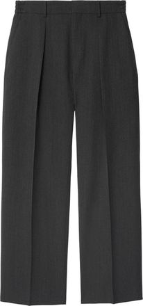 Burberry wool tailored trousers - men - Buffalo Horn/Wool - 44 - Grey