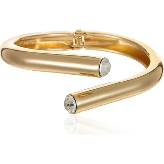 Ettika Crystal Bold Stacking Hinge Bracelet in Gold at Nordstrom Rack