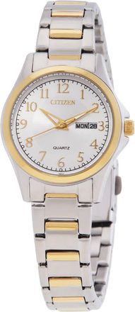 Citizen Quartz Silver Dial Two-Tone Ladies Watch EQ0614-52B