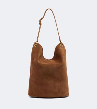 Nili Lotan Cooper Medium suede shoulder bag