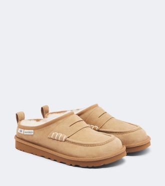 J.W.Anderson x UGG shearling-lined suede mules