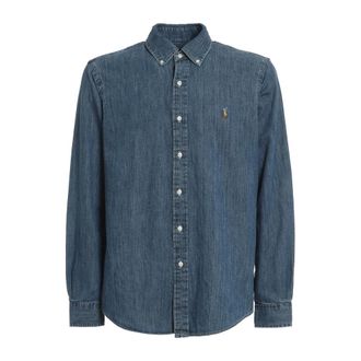 Ralph Lauren Denim Overhemd - Heren - Spijkeroverhemden - Blauw - S - Denim - Overhemden