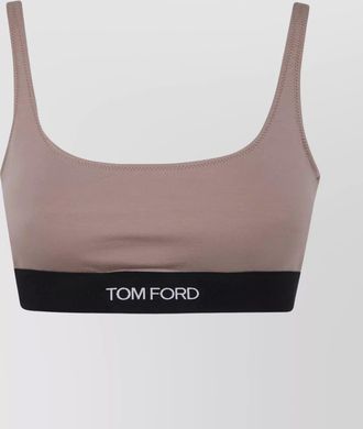 Tom Ford scoop neckline elastic band stretch fit