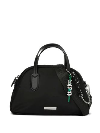 Karl Lagerfeld Ikon bowling tote bag - women - Recycled Polyamide/Polyester/Other Materials - OS - Black