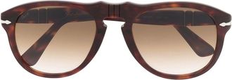 Persol Occhiali da sole tondi - Marrone