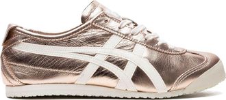 Onitsuka Tiger Mexico 66 Rose Gold sneakers - men - Rubber/Calf Leather/Metallic Leather - 26.5 - Pink