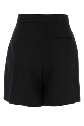 Alexander McQueen 757297qjaac 1000 Black Exterior: Wool Lining: Cupro Short