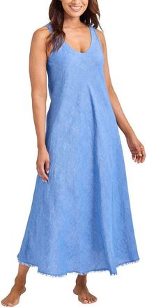 Tommy Bahama St. Lucia Cover-Up Midi Dress in Palace Blue at Nordstrom, Size X-Large