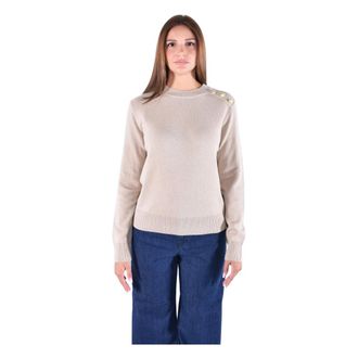 Barbour Penny Girocollo - - Knitwear - Donna - Beige - XS