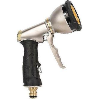 2B Galvanized High-pressure Water Gun With 9 Functions And Front Trigger, Ideal For Car Washing And Garden Use