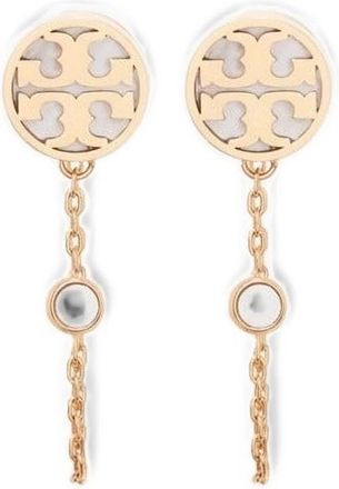 Tory Burch Bijoux Oorbel - Dames - Accessoires - Geel - Maat: ONE Size Zijde