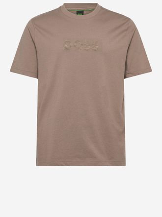 HUGO BOSS katoenen T-shirt met logo
