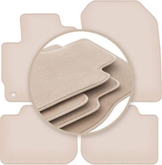 OEM Alfombrillas Beige Premium Para: Mitsubishi Colt Vii Hatchback 2008-2012