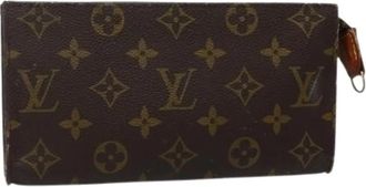 Louis Vuitton Pre-owned Canvas pouches - Dames - Vintage Clutch - Bruin - ONE Size - Vintage