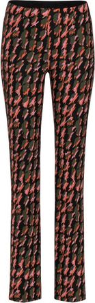 Marc Cain Frederica Broek - Dames - Wijde Broeken - Veelkleurig - XL - Polyester - Broeken