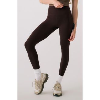 Lole Step Up Ankle Leggings in Java at Nordstrom Rack, Size Large
