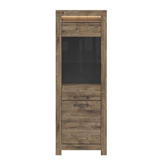 Petits Meubles Vitrina 2 puertas con led paneles de mdf madera