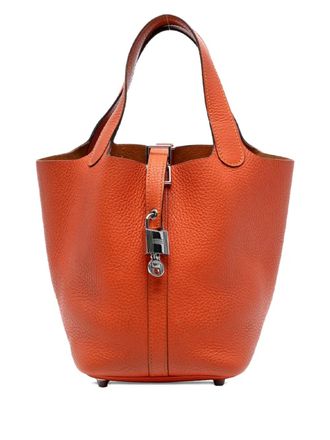 Hermès 2015 Clemence Picotin Lock 18 handbag - Oranje