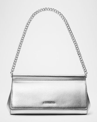 Michael Kors Carmine Medium Leather Clutch Bag