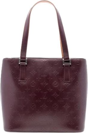 Louis Vuitton Pre-owned Tote Bags, female, Red, Size: ONE SIZE Pre-owned Leather Tote
