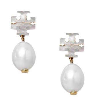 Tory Burch Bijoux Gold/Pearl