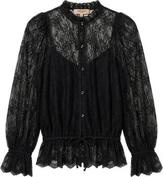 Twinset Mujer, Blusas y Camisas, Negro, Talla: L