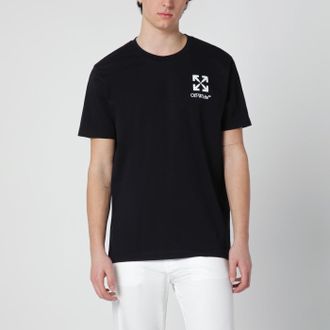 Off-white Black T-shirt with Small Arrow logo