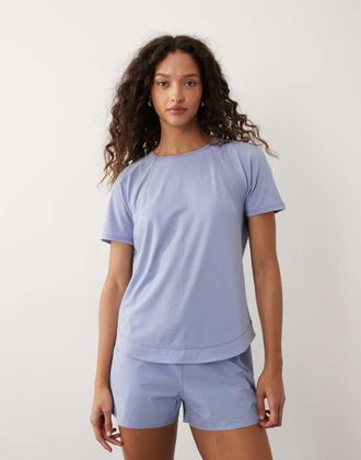 Sweaty Betty Breathe Easy - T-shirt in rete blu
