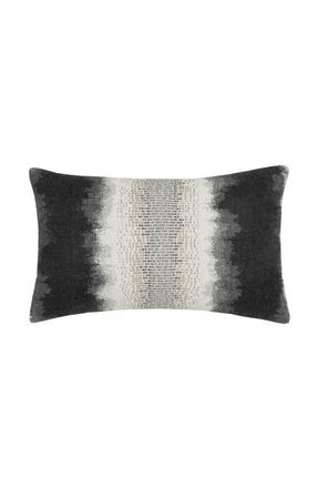 Elaine Smith Resilience with chenille accents Indoor & Outdoor Woven Accent Pillow in Charcoal at Nordstrom, Size 12X20